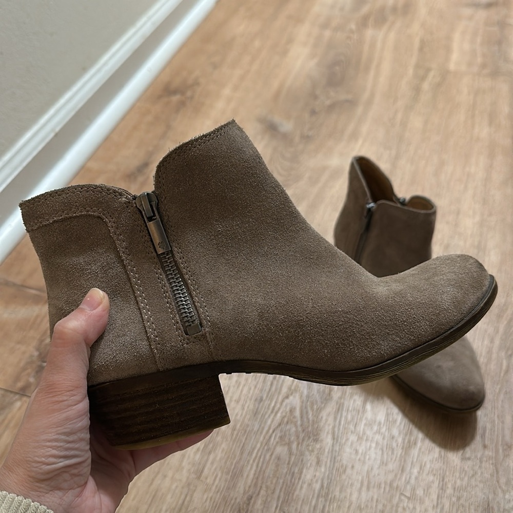 LUCKY BRAND | LK Breah Tan Leather Ankle‎ Boots Bootie